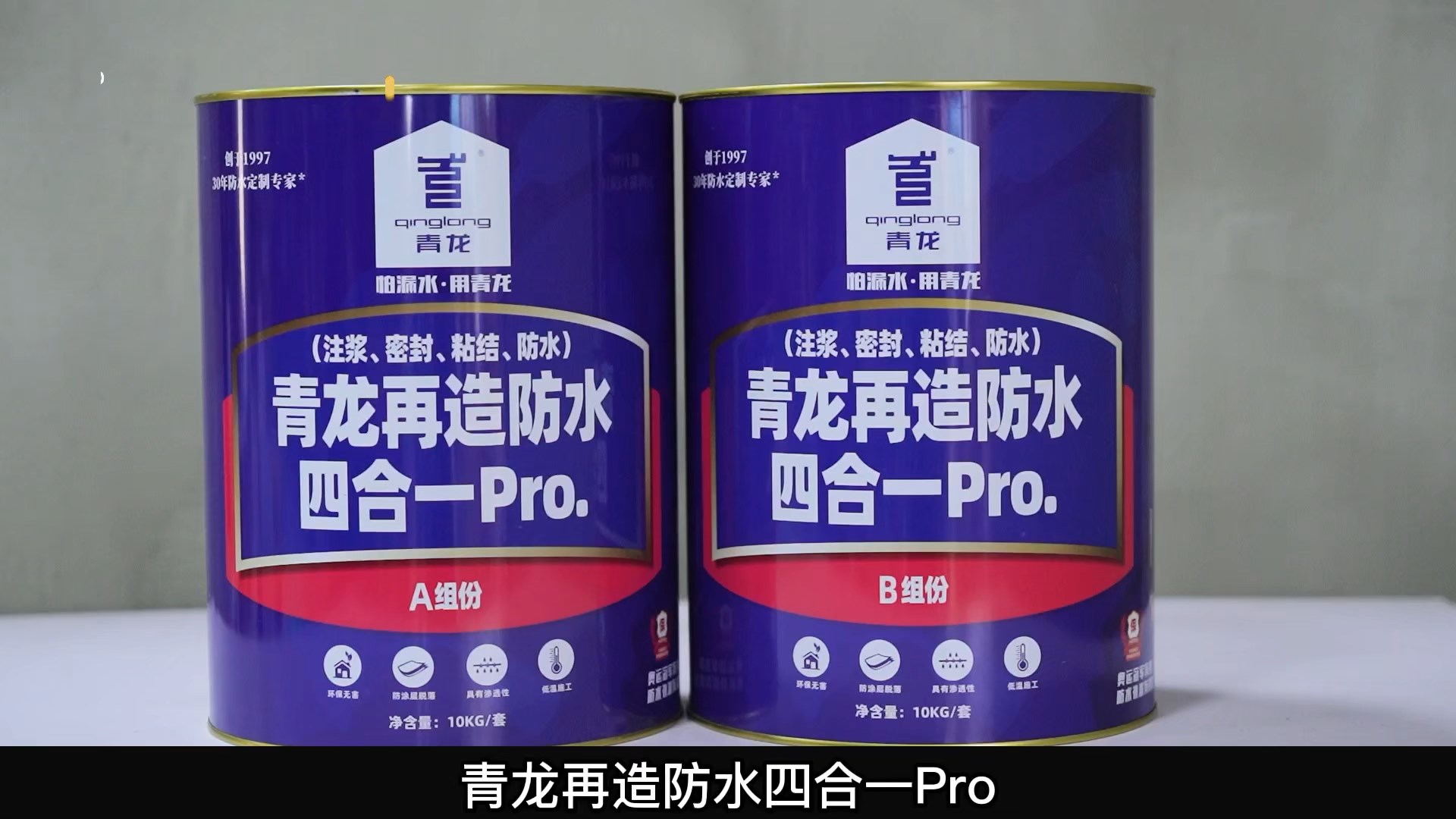 青龍再造防水四合一 Pro.(注漿、密封、粘結 、防水)